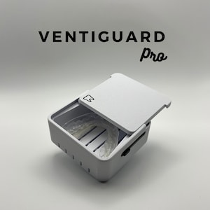 Travel Magnetic Locking Retainer or Mouth Guard Case | Over-Engineered Vented Travel Invisalign/Retainer Case | VentiGuard Pro
