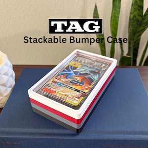 TAG Graded Stackable Bumper Case | TAG Grading Slab Card Case | 3D Printed