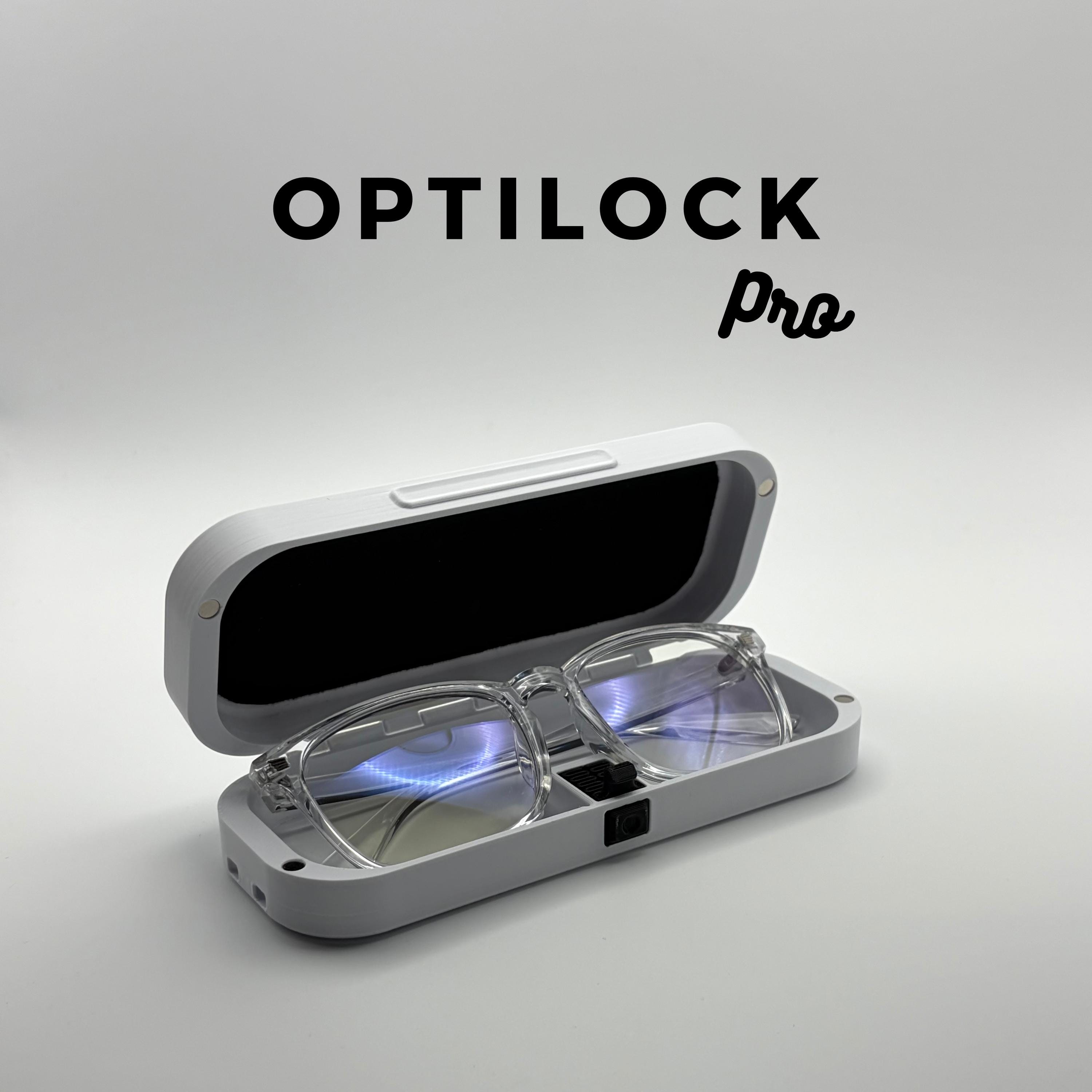 Travel Magnetic Locking Sunglasses Case | Optilock Pro