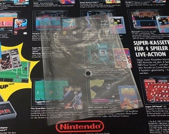Bolsas de repuesto para cartuchos de Nintendo NES: el mismo tamaño y orificio que las originales | Bolsas de repuesto para juegos de NES: el mismo tamaño y orificio