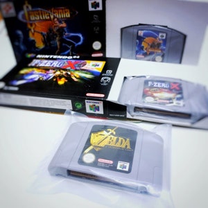 Nintendo 64 カートリッジ バッグ - オリジナルと同じサイズと重量 | N64 ゲームバッグの交換用 - オリジナルと同じサイズ