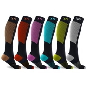 Compression Socks level 15-20mmHg, 2XL, Wide Calf, Healthcare worker, surgical socks, nurse, running, travel socks, women,men,varicose veins