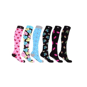 3 Pairs Compression Socks for Men Women 15-20mmHg Compression Stockings  Knee High Socks Travel Flight Socks Black (Small-Medium) : :  Clothing, Shoes & Accessories