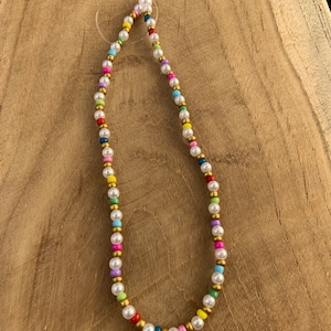 Mobile phone necklace, mobile phone charm, mobile phone jewelry, pearls