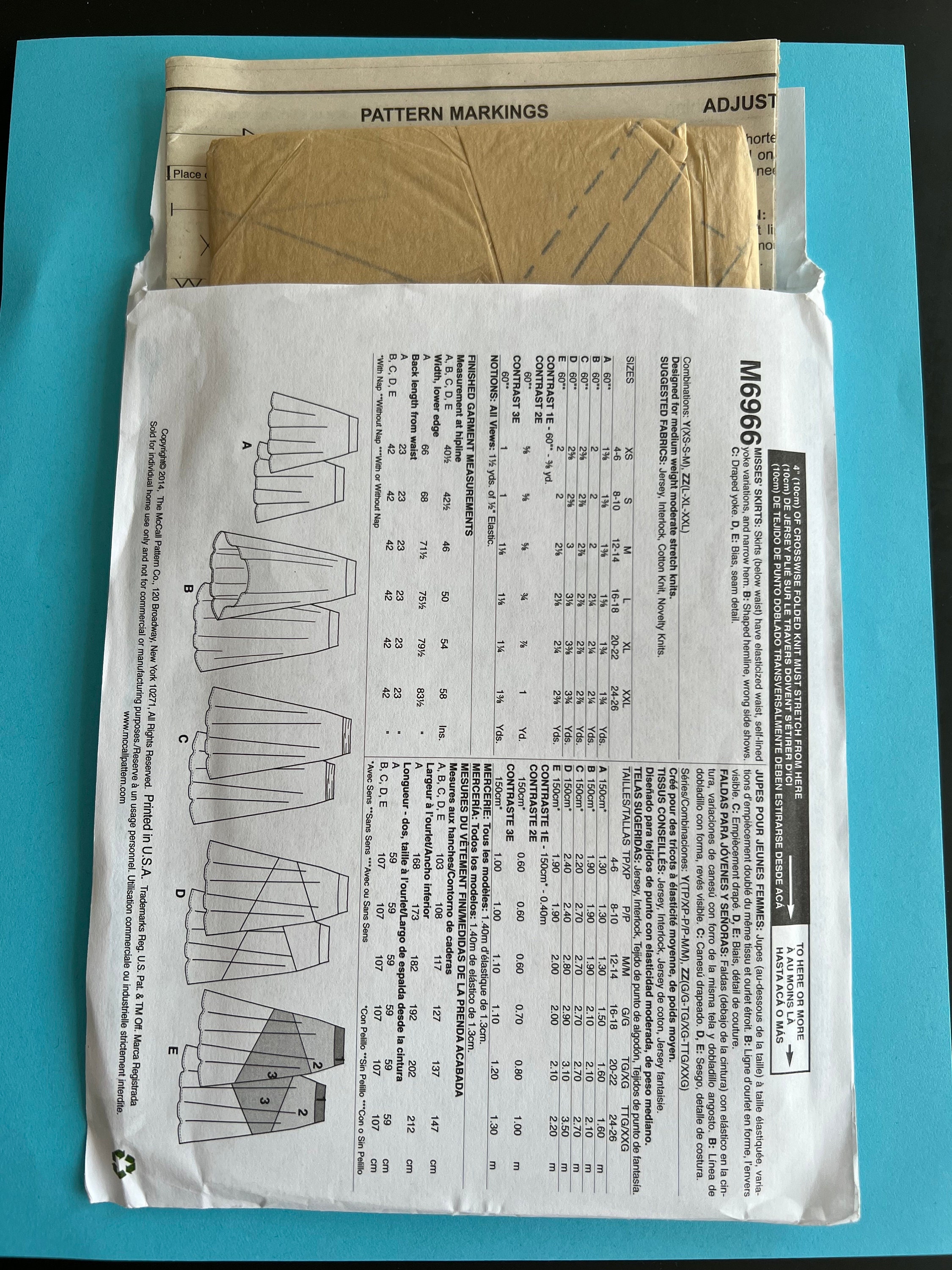 Mccall's 6966 Paper Sewing Pattern - Etsy
