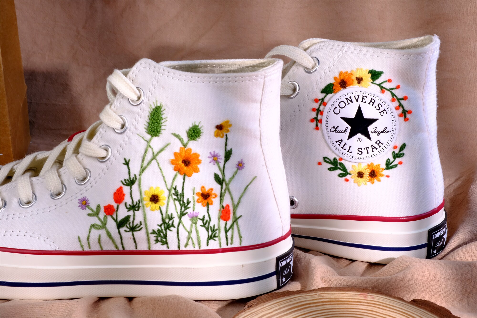 converse spring collection flowers