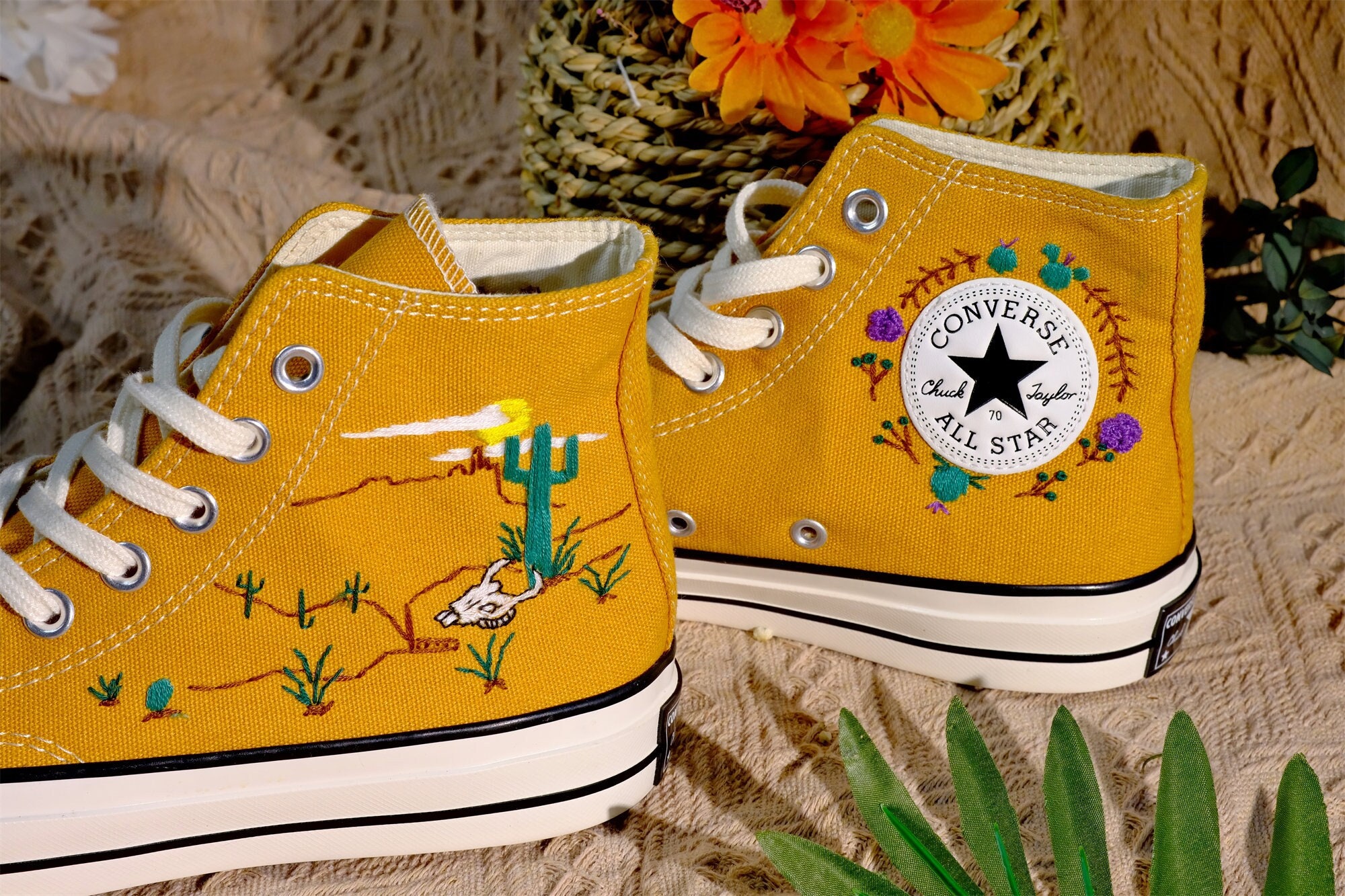 Cactus Converse - Etsy Cactus Converse - Etsy