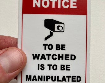 Surveillance Sticker | Anti-Surveillance