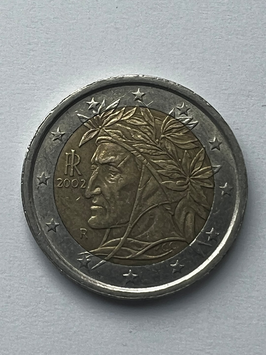 Pièce De 2 Euros Dante Alighieri 2002 - Etsy