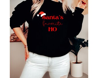 Christmas Sweater SVG, Funny Santa Sweater SVG, Santa's Favorite Ho SVG, Group Sweater svg, Ugly Christmas Sweater svg, Funny Christmas Gift