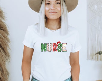 Nurse SVG, Nurse Christmas SVG, Christmas Nurse Shirt Svg Png, Holiday Shirt Svg, Nurse Life, Holiday Nurses Shirt Svg, Gift for Nurses
