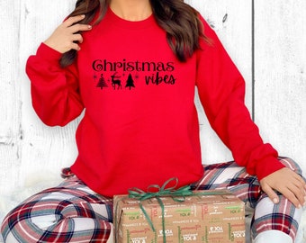 Vibes de Natal SVG PNG, Camisa de Natal Svg, Presente de Natal, Svg de Natal engraçado, Svg de Natal, Jumper de Natal Svg, Svg de inverno