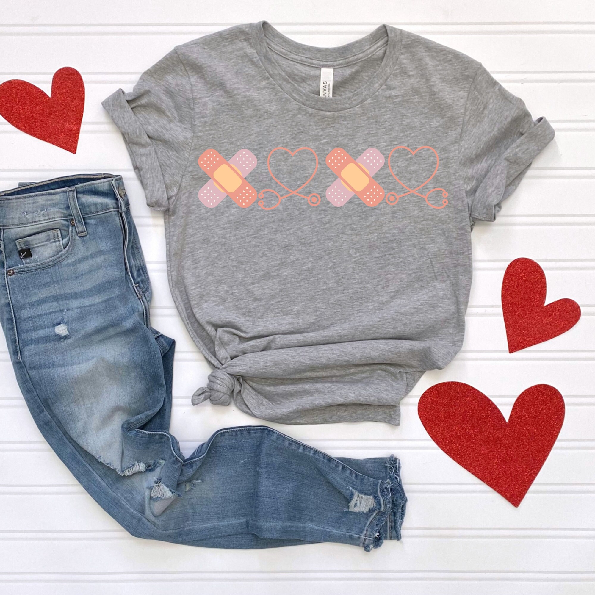 Nurse SVG, Valentines Day Nurse Svg, Xoxo Svg,emergency Nurse Shirt SVG ...