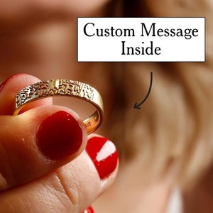 Custom Memorial Ring Fingerprint Ring Thumbprint Ring Memorial Gift Sympathy Gift Fingerprint Jewelry Loss of Mother Gift Father Loss Gift