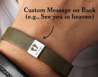 Baby Memorial Gift for Dad Bracelet Baby Miscarriage Gift for Dad Baby Loss Gift for Dad Stillborn Memorial Gift for Dad Infant Loss Gifts