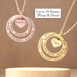 Mother Necklace With Kids Names Necklace Mom Necklace With Kids Names Family Necklace Childrens Name Necklace Custom Mother Jewelry for Mom