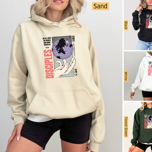 Christian Hoodie, Go and Make Disciples of All Nations, Matthew 28:19, Christian Sweatshirt, Christian Shirts, Jesus Shirt Bible Verse Shirt