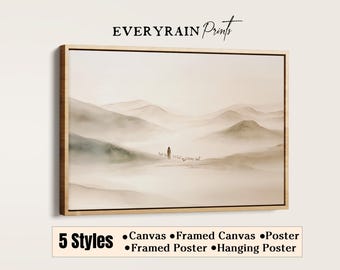 Good Shepherd Wall Art Jesus and Sheep Canvas Print Christian Framed Wall Art Lord is My Shepherd Poster Jesus and Lamb LDS Art Psalm 23 Art