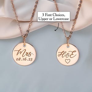 Collar de aniversario Collar de fecha de aniversario personalizado Collar con inicial para parejas Collar con fecha Collar con fecha de boda Collar con letras