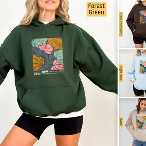 Christian Hoodie, I can do all things through Christ,  Philippians 4:13 Flowers, Christian Sweatshirt, Christian Shirts, Jesus Bible Verse