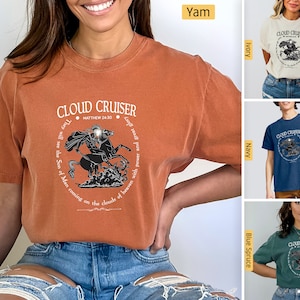 Comfort Colors - Christian Shirts, Heavens are Roaring, Dragon Slayer, Christian Tshirts, Jesus Shirt, Bible Verse Shirt, Christian Gifts