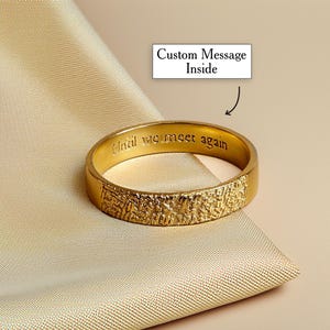 Custom Memorial Ring Fingerprint Ring Thumbprint Ring Memorial Gift Sympathy Gift Fingerprint Jewelry Loss of Mother Gift Father Loss Gift