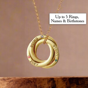 Mother Necklace With Kids Names Birthstone Necklace for Mom Necklace With Kids Names Family Necklace Childrens Name Necklace Jewelry for Mom