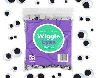 Wiggle Eyes/ Package of 190 Pieces/ 10mm Size 