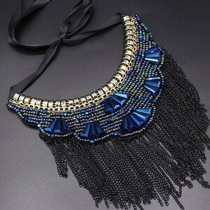 Blue Collar Necklace Etsy Ireland