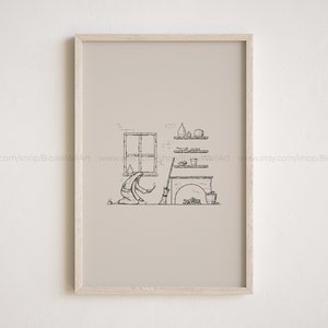 The Lost Coin Parable, Luke 15:8 Study, Minimalist Modern Christian Art, Christian Prints, Religious Art, Parables of Jesus Christ