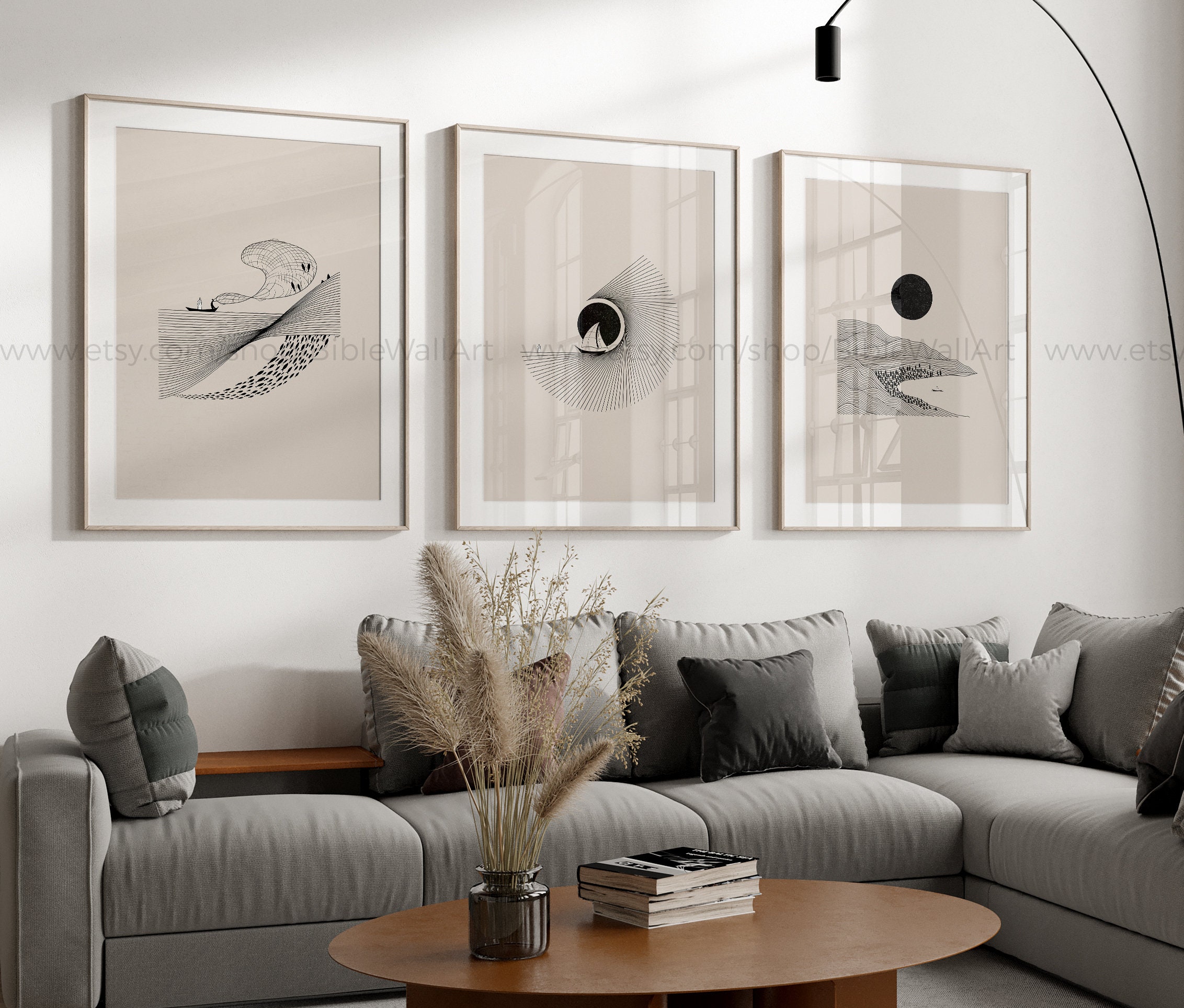 Jesus Walking on Water Abstract Christian Printable Art - Etsy