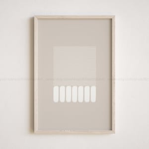 Minimalist Bible Verse Print: Neutral Abstract Christian Art (Digital Download)