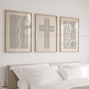 Minimalist Christian Wall Art: Boho Japandi Bible Verse Print (Digital Download)