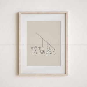 Jesus and the Samaritan Woman at the Well – Living Water Bible Story Print Christian Wall Art Poster Faith-Based Home Decor Gift John 4