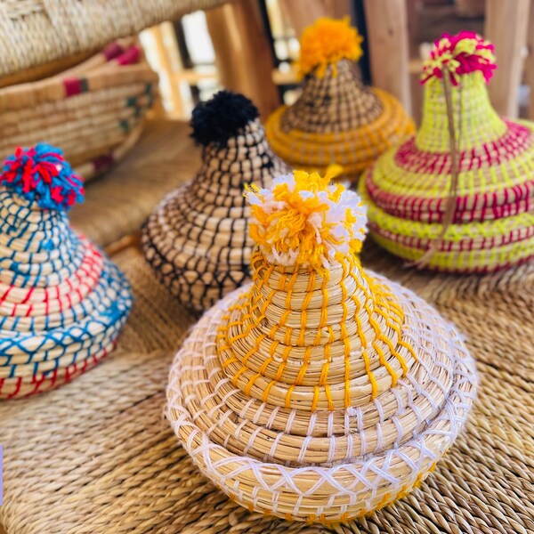 Hand Woven Baskets Etsy
