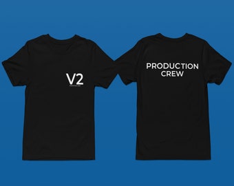 Production Crew V2, Stage Crew Shirts, Production Crew T Shirts