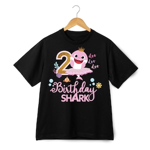 Baby haai shirt/meisje haai zomer outfit/verjaardagscadeau/verjaardag baby haai meisje outfit/haai baby shirt//verjaardag outfits 2