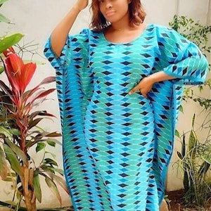 Boubou in wax, Ankara boubou, summer clothing, casual outfit