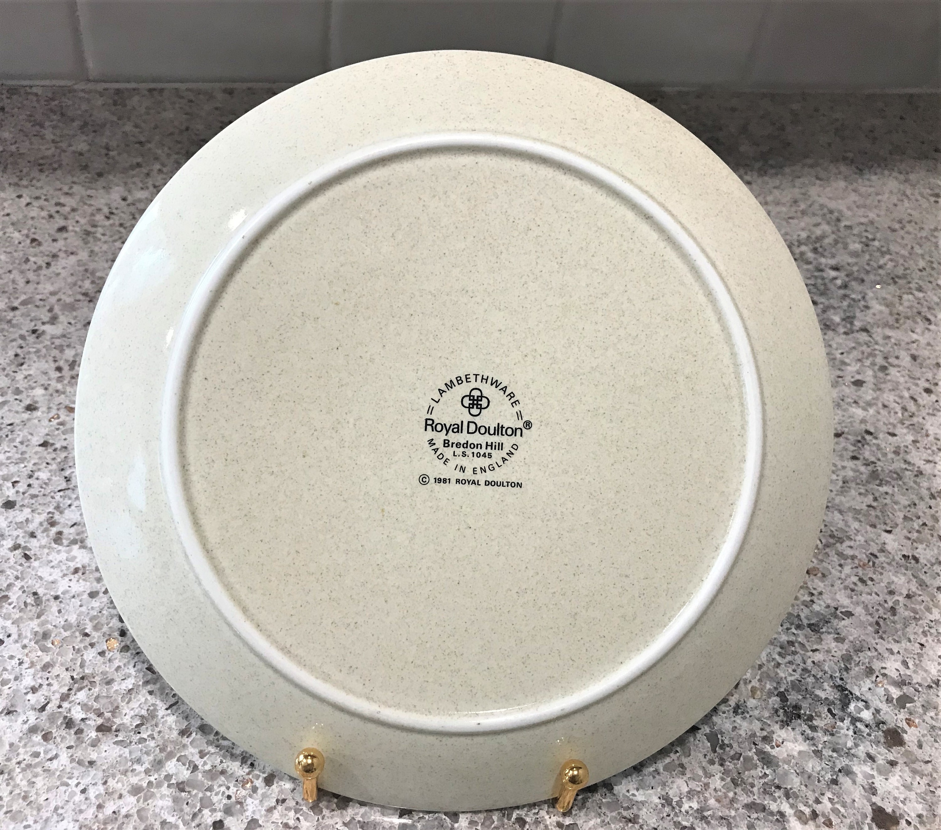 Royal Doulton Lambethware Bredon Hill Salad Plate Made in Etsy