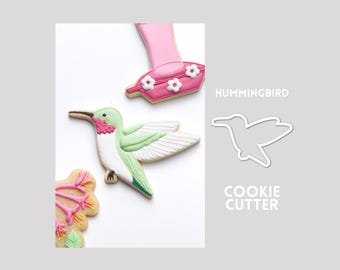 Cortador de galletas con forma de colibrí