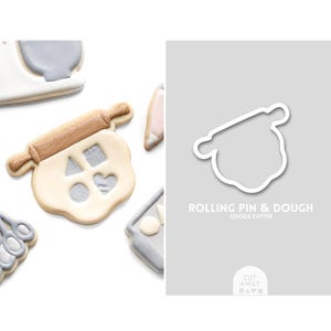 Rolling Pin & Dough Cookie Cutter