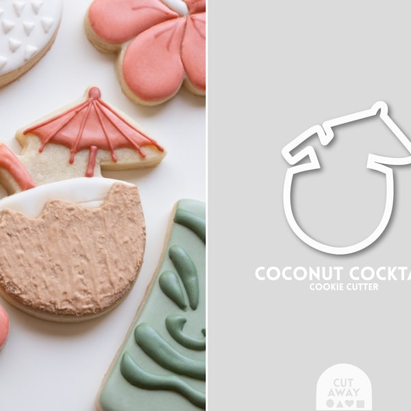 Coconut Cocktail Cookie Cutter