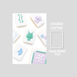 Mahjong-Fliesen-Ausstechform