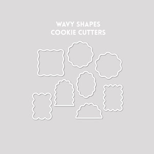 Wavy Shapes Cookie Cutters