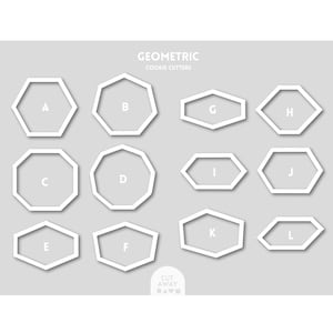 Geometric Cookie Cutters