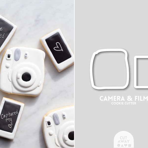 Camera and Film Cookie Cutter