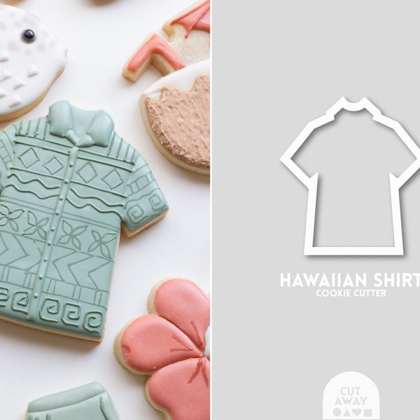 Hawaiian Shirt Cookie Cutter