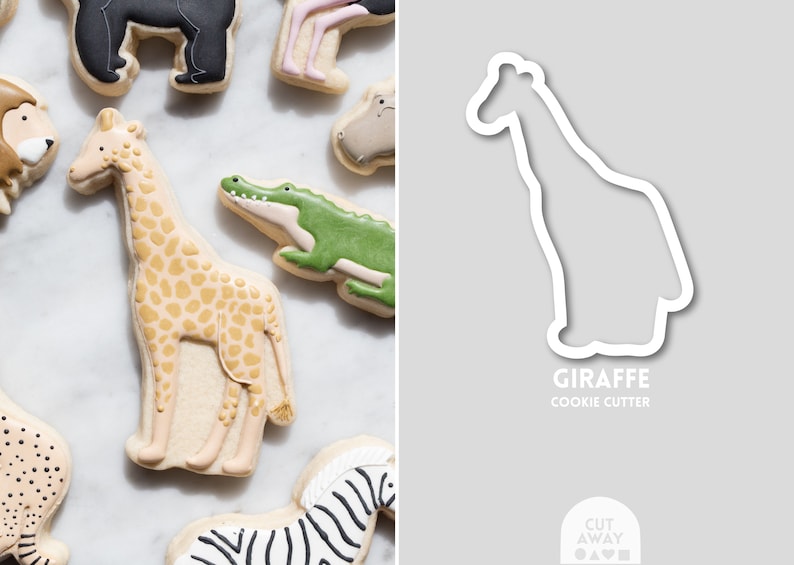 Giraffe Cookie Cutter Etsy
