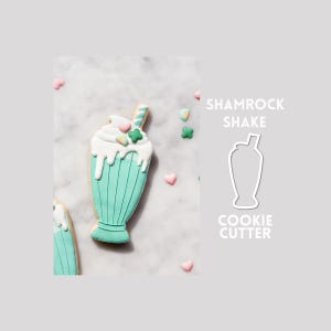 Shamrock Shake Cookie Cutter