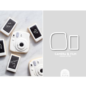 Camera and Film Cookie Cutter